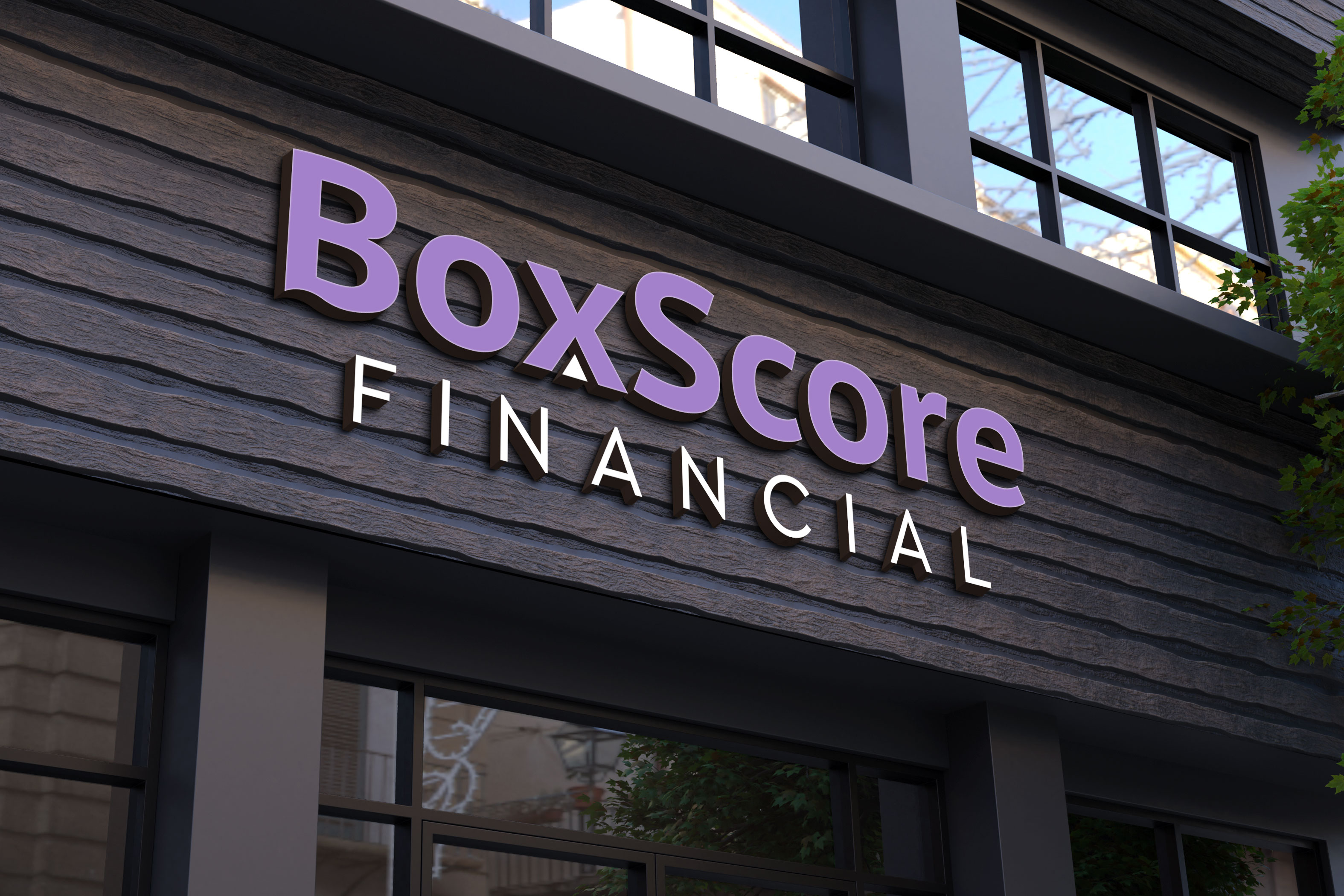 Logo Design by Kavth for BoxScore Financial | Design #32762527