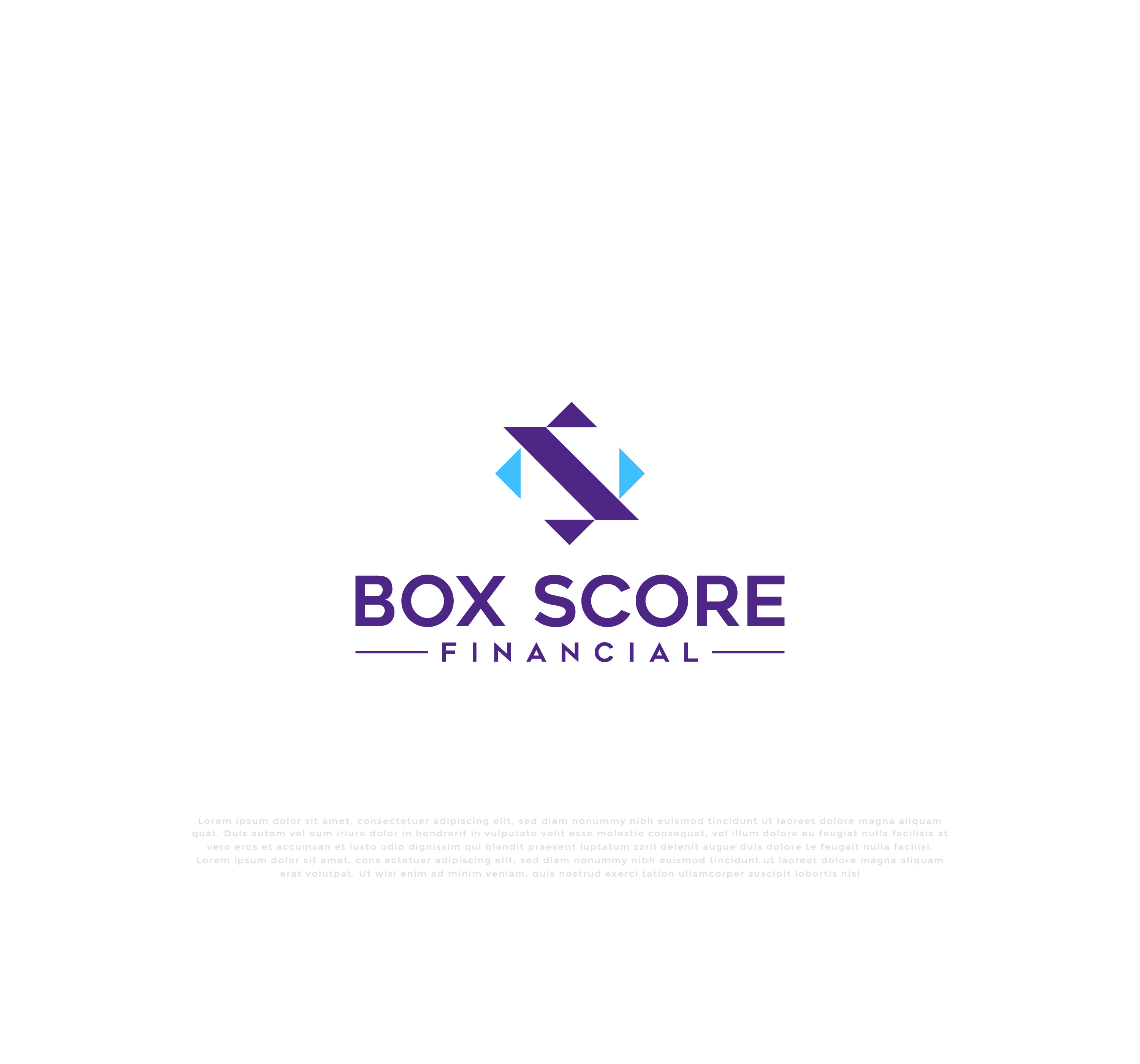 Logo Design by mehedi.h for BoxScore Financial | Design #32738506