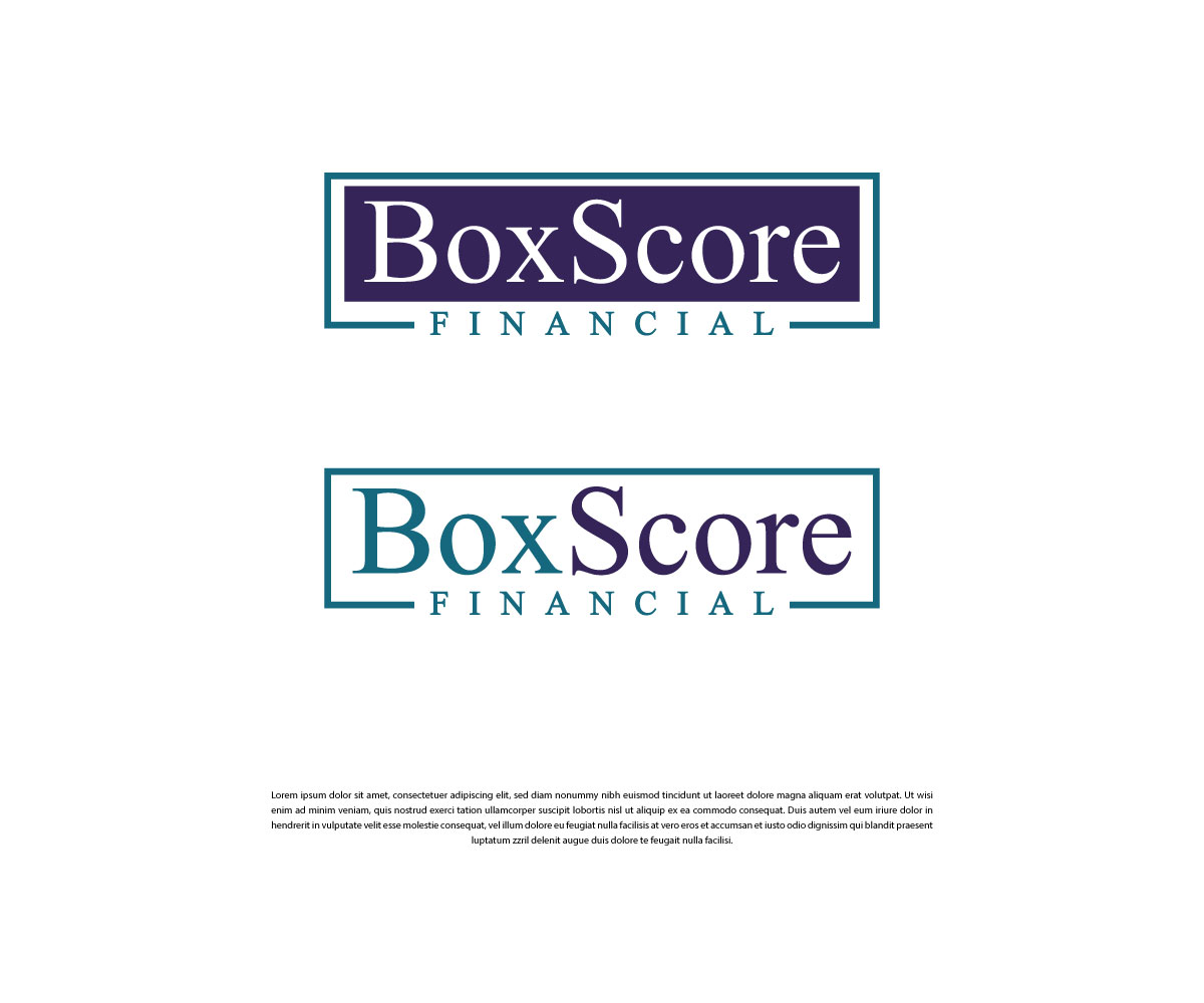 Logo Design by VirtueDesignPro for BoxScore Financial | Design #32746100