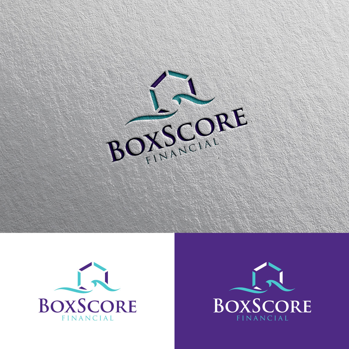Logo Design by chris Ray for BoxScore Financial | Design #32742054