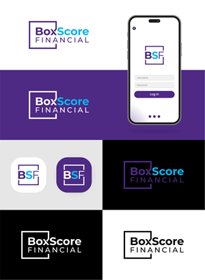 Diseño de Logo por Noekha Studio para BoxScore Financial | Diseño: #32766203