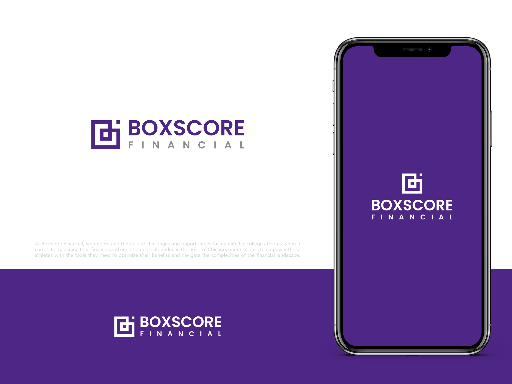 Logo Design by COLOUR CREATIVE for BoxScore Financial | Design #32801538