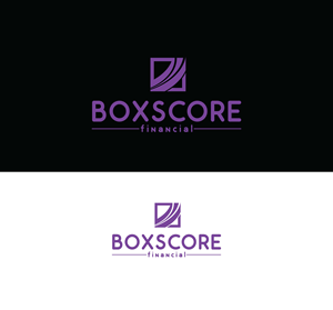 Diseño de Logo por ainee4 para BoxScore Financial | Diseño: #32781565