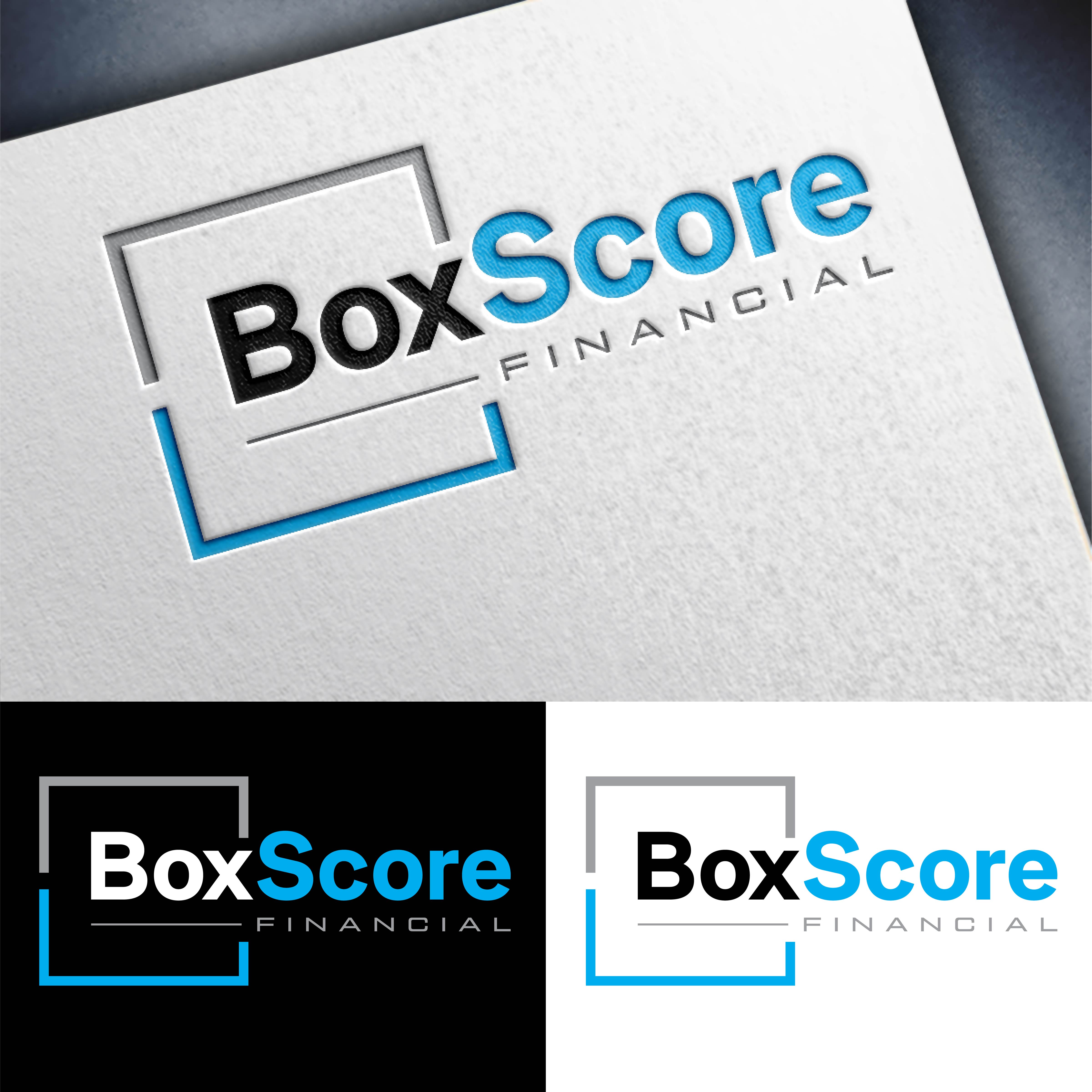 Design de Logo par John Mark Arts pour BoxScore Financial | Design #32739716