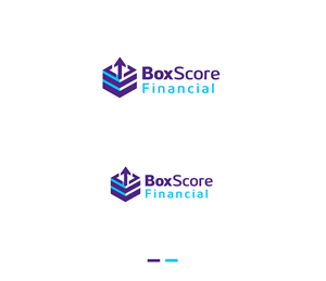 Diseño de Logo por Line & Legacy para BoxScore Financial | Diseño: #32743576