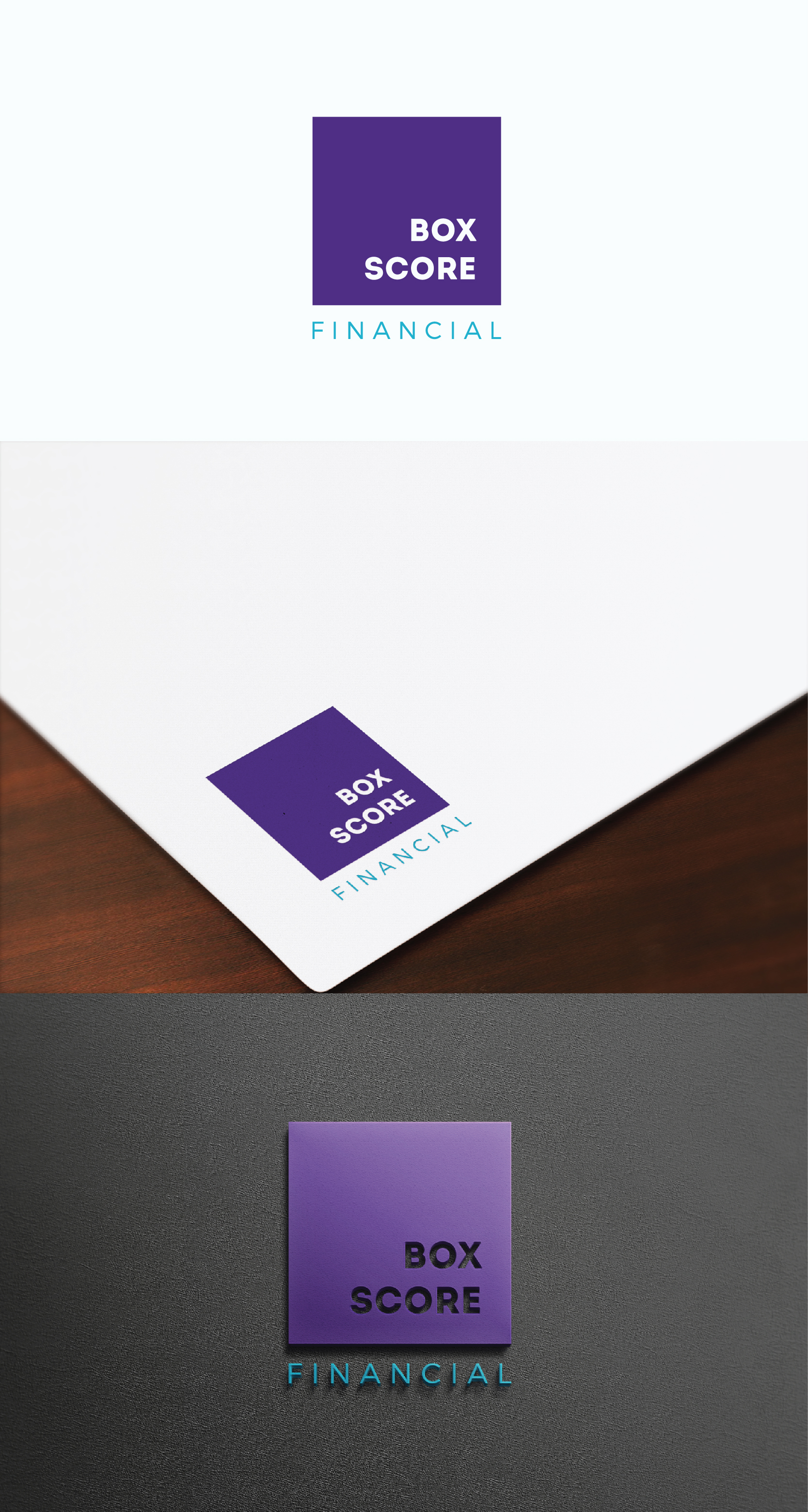 Logo Design by IMilenovic for BoxScore Financial | Design #32738811