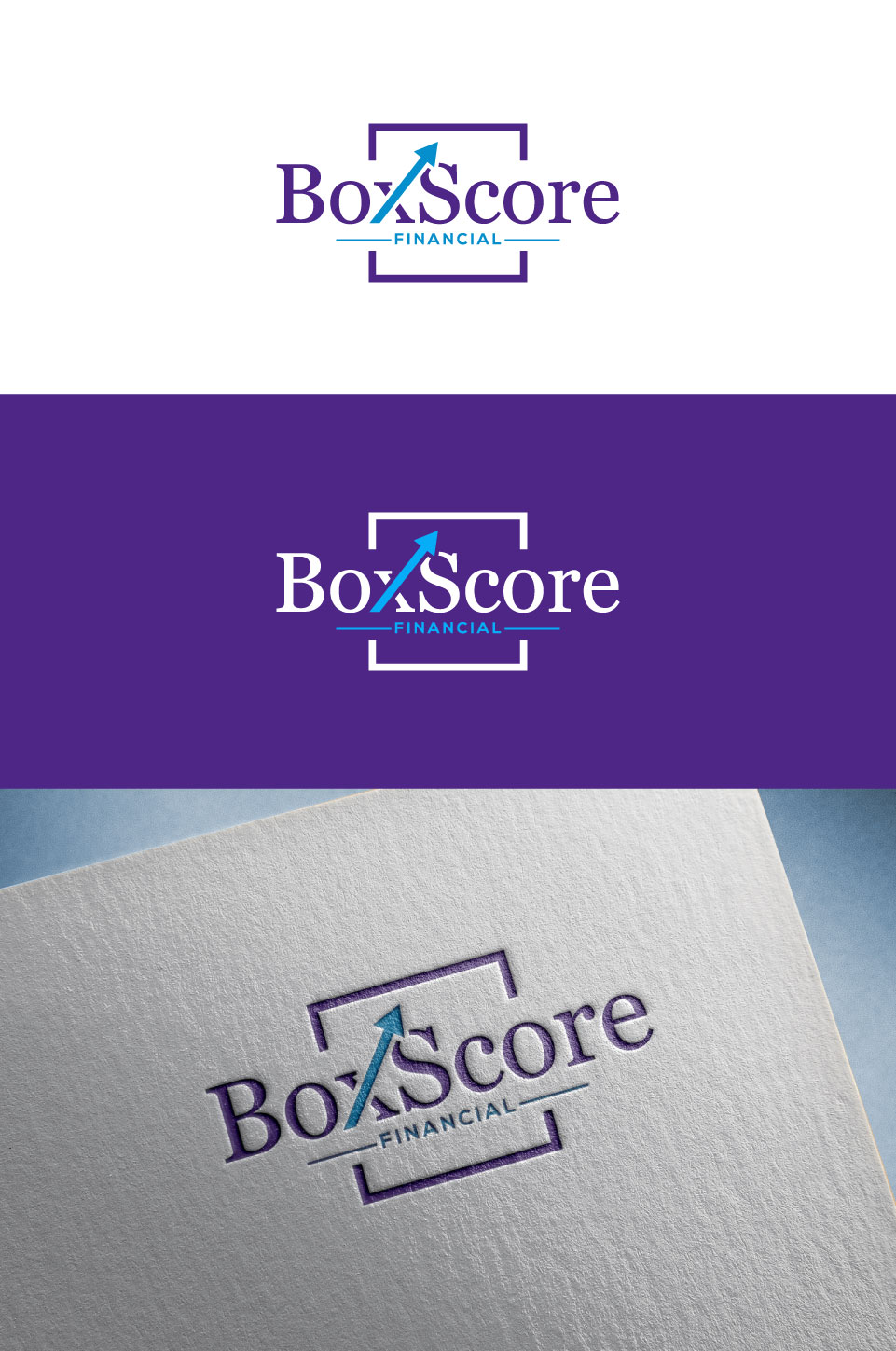 Logo Design by flora.c design for BoxScore Financial | Design #32745144