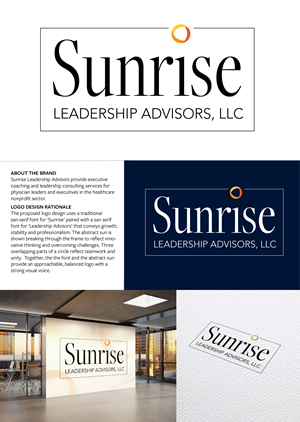 Logo Design by JKennedydesign for Sunrise Leadership Advisors LLC | Design: #32776093