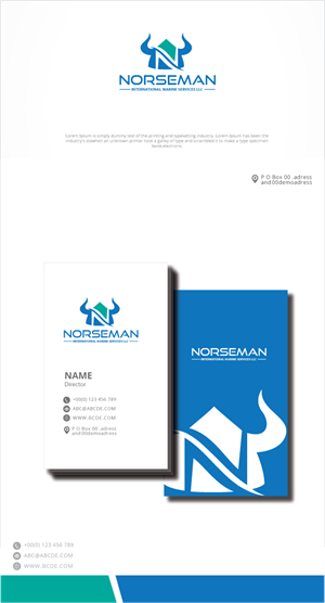 Logo-Design von zebronicgraphic für Norseman Internation Marine Services LLC | Design: #32745546