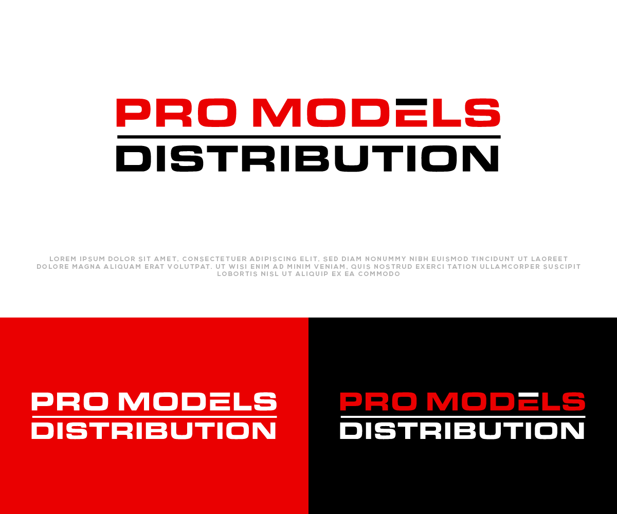 Logo Design by AlphabetZero.co.uk for Pro Models bvba | Design #32751721