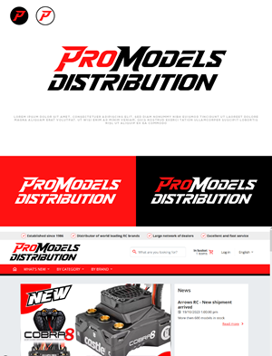 Logo Design by AlphabetZero.co.uk for Pro Models bvba | Design: #32754229