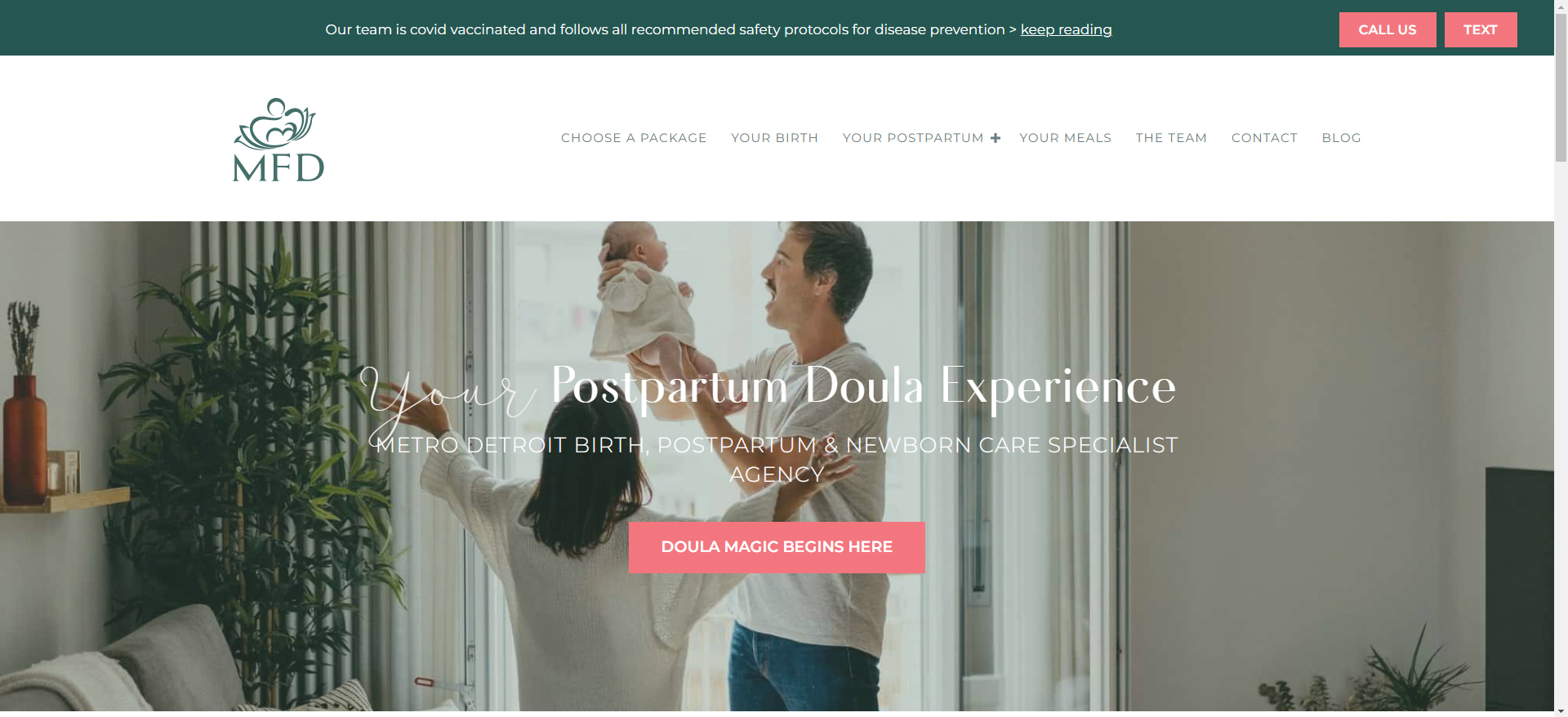 Diseño de Logo por zebronicgraphic para Michigan Family Doulas | Diseño #32749945