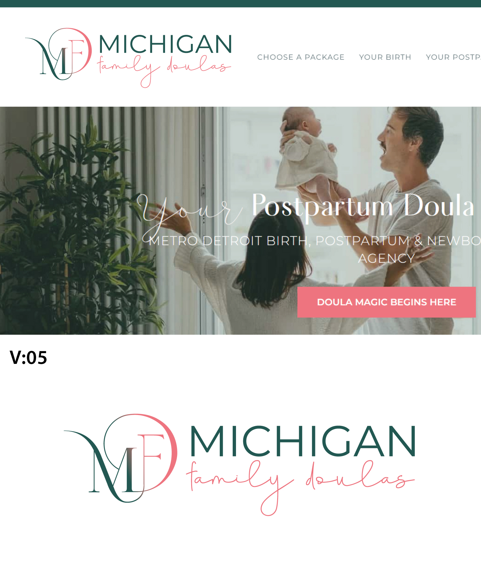Diseño de Logo por Rubia@ para Michigan Family Doulas | Diseño #32758687