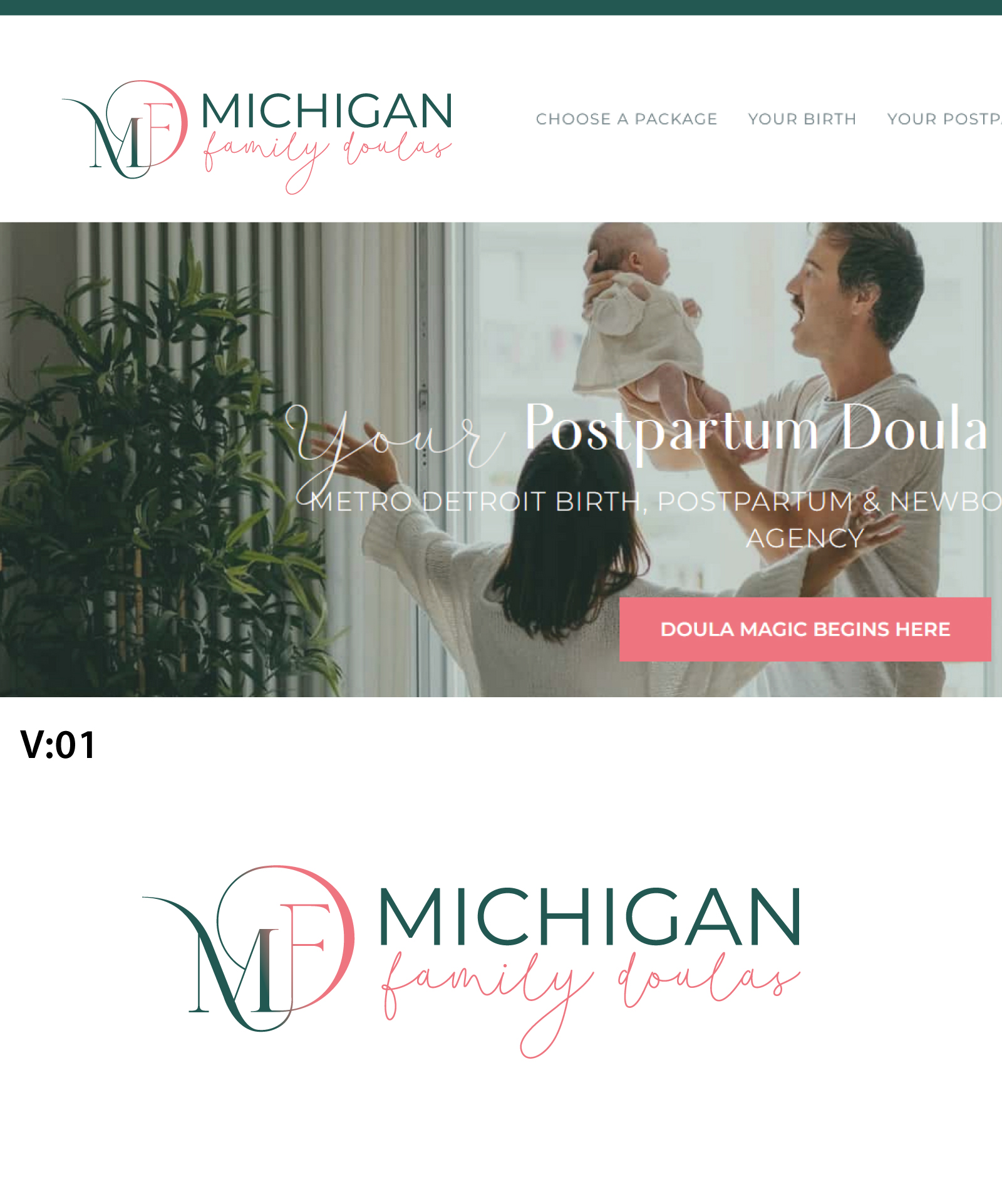 Diseño de Logo por Rubia@ para Michigan Family Doulas | Diseño #32758690