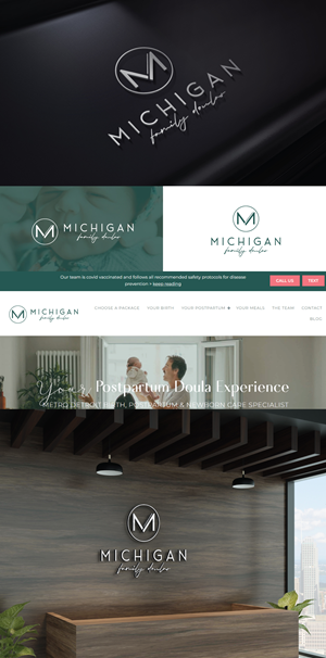 Logo Design by step forward 2 for Michigan Family Doulas | Design: #32753959