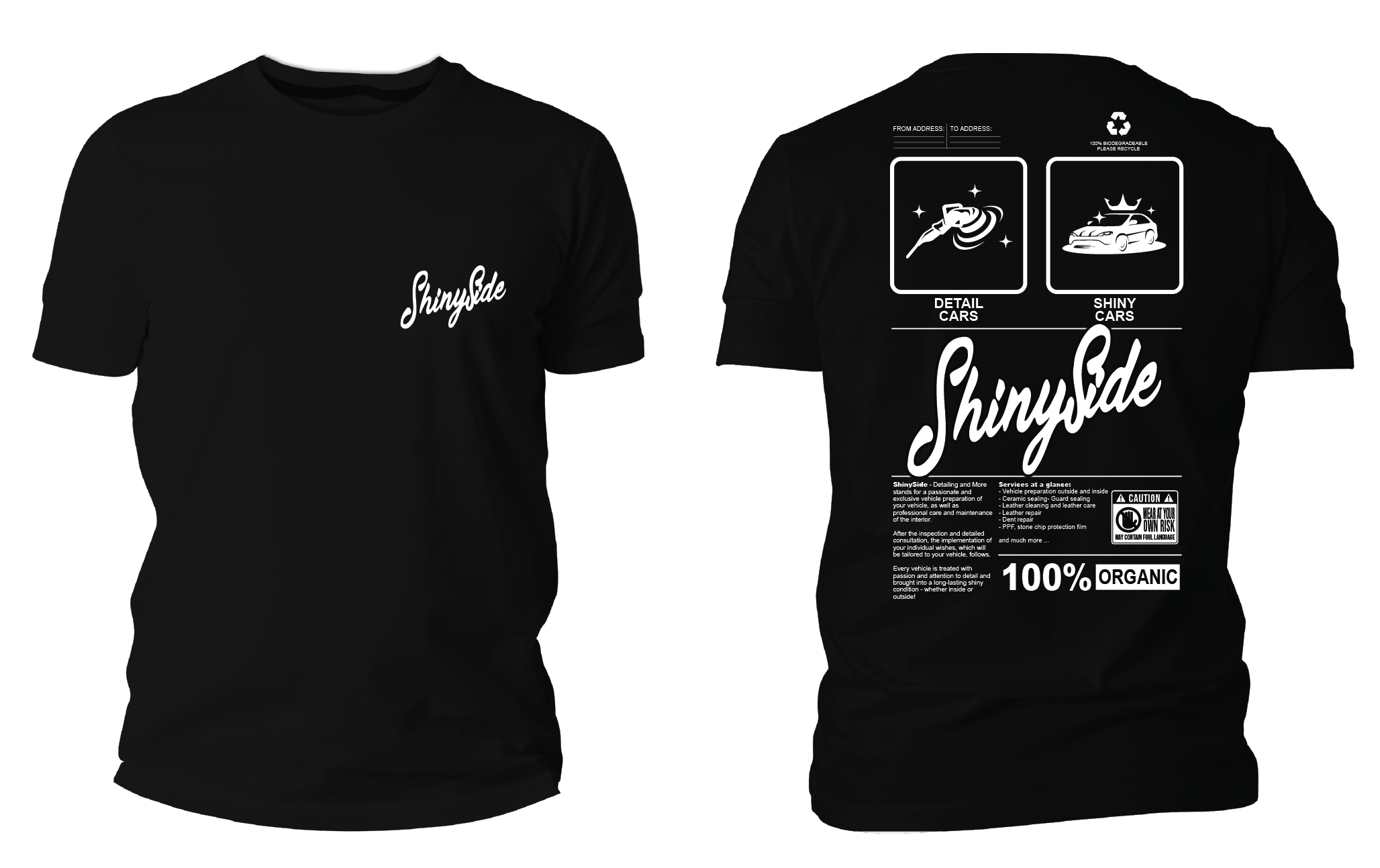Design de T-shirt par Taho Design pour ShinySide - Detailing and More | Design #32785161