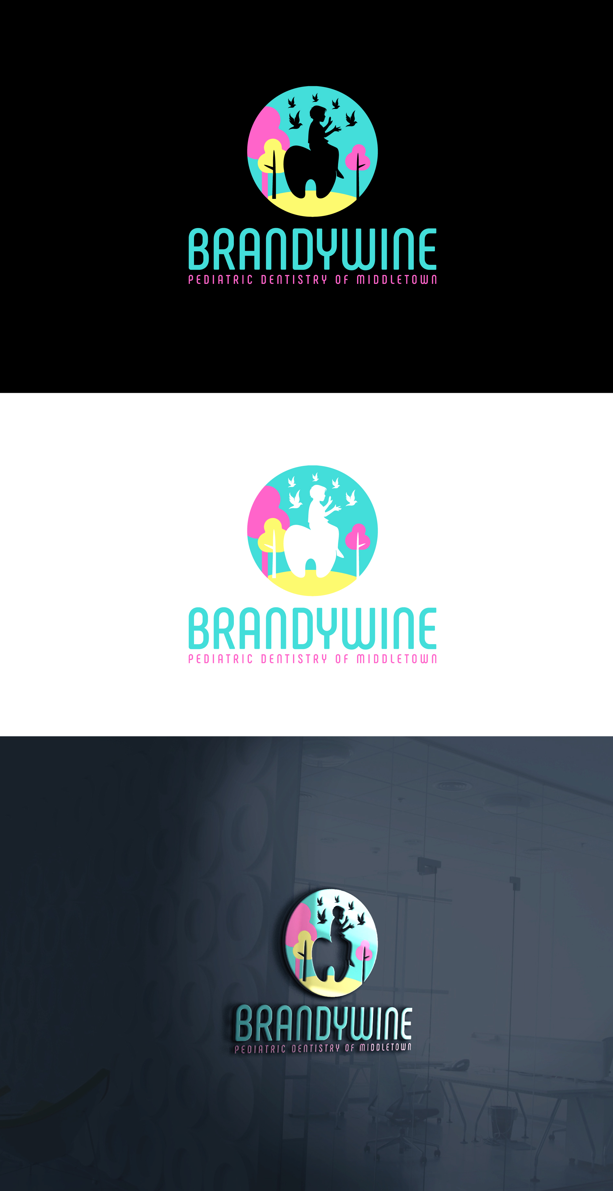 Playful, Colorful, Pediatric Dentistry Logo Design for Brandywine