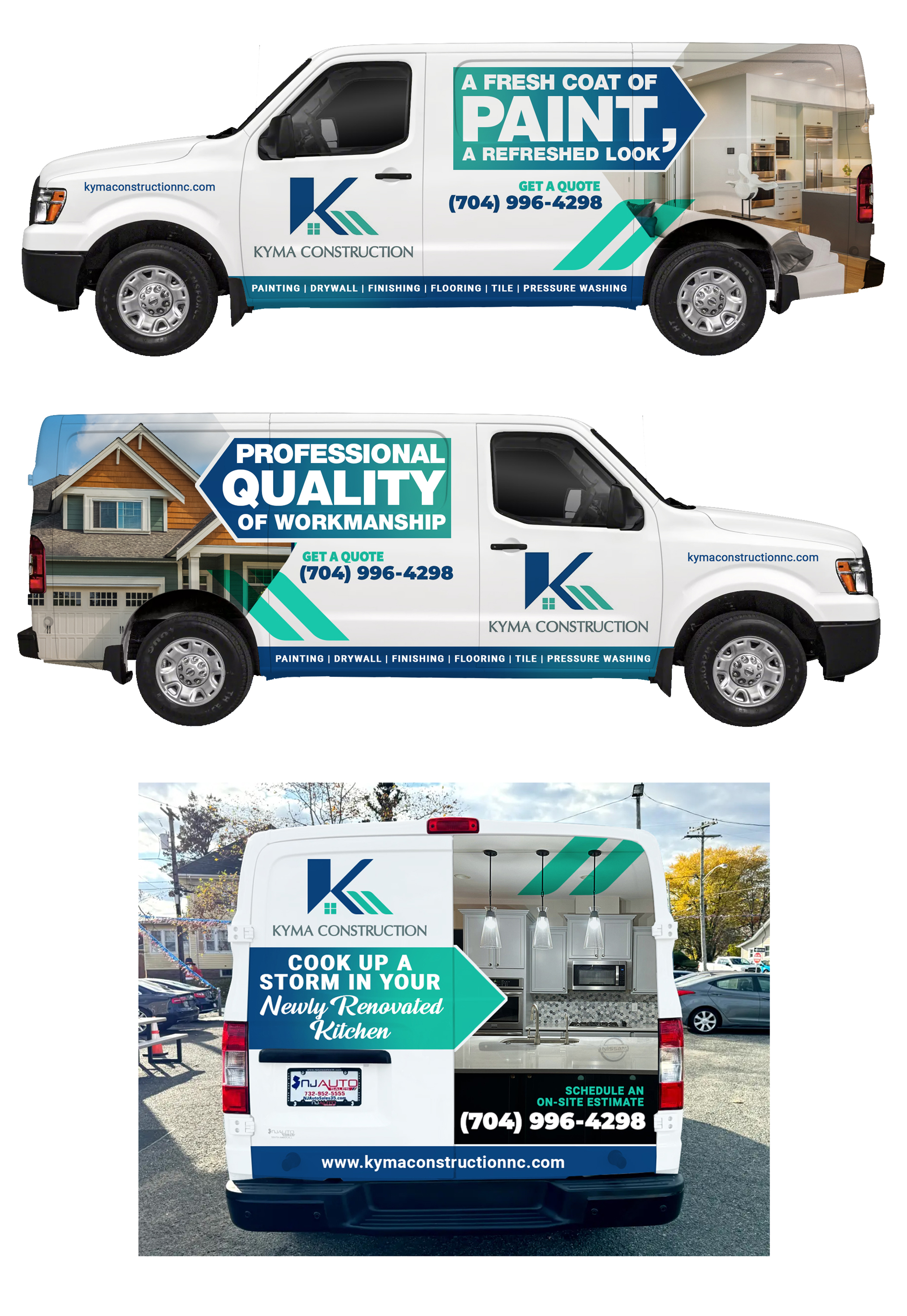 Car Wrap Design by typefdesign for Prestige Tinting  | Design #32756455