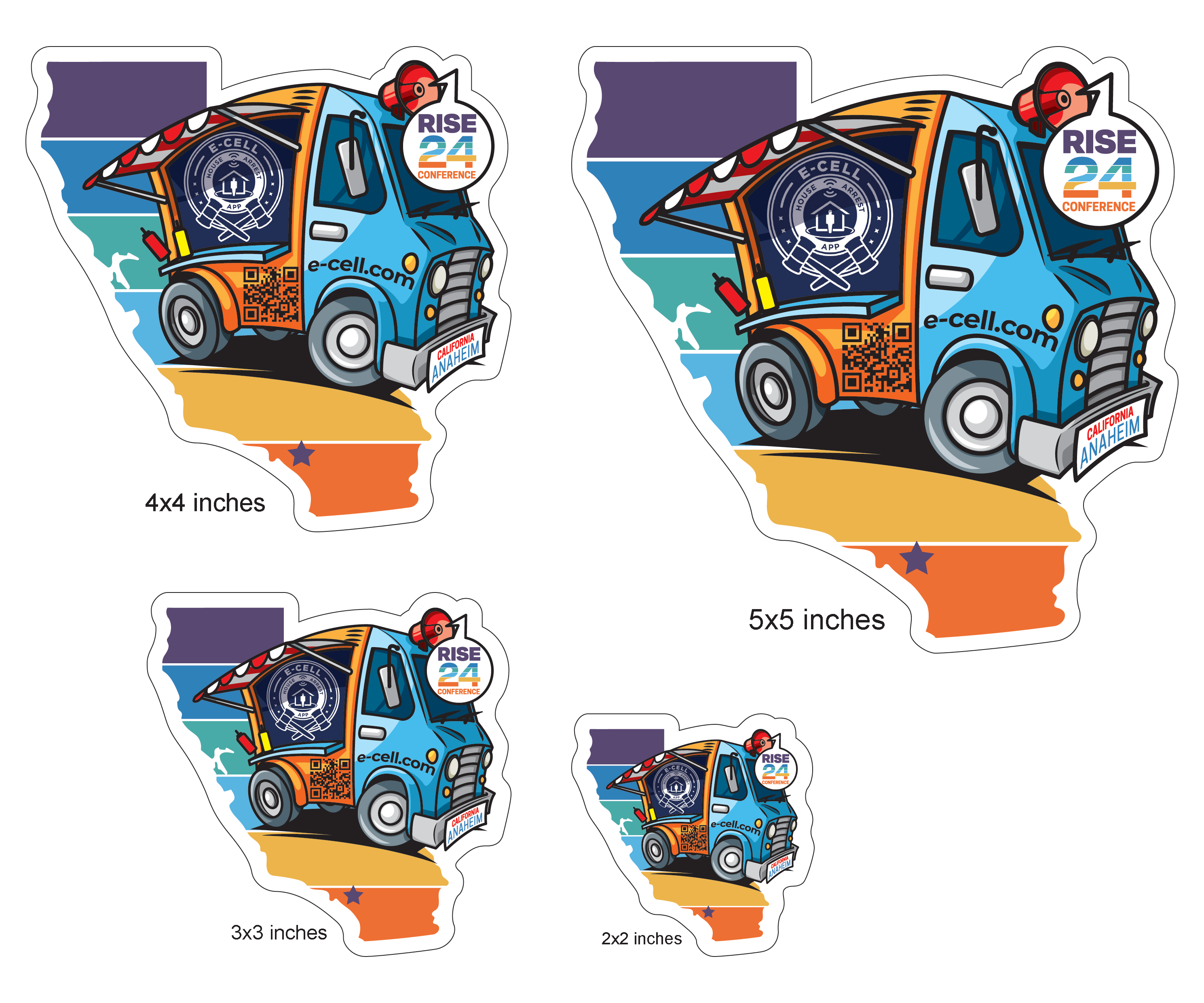 Sticker Design by Emmi for E-cell,inc | Design #32901844