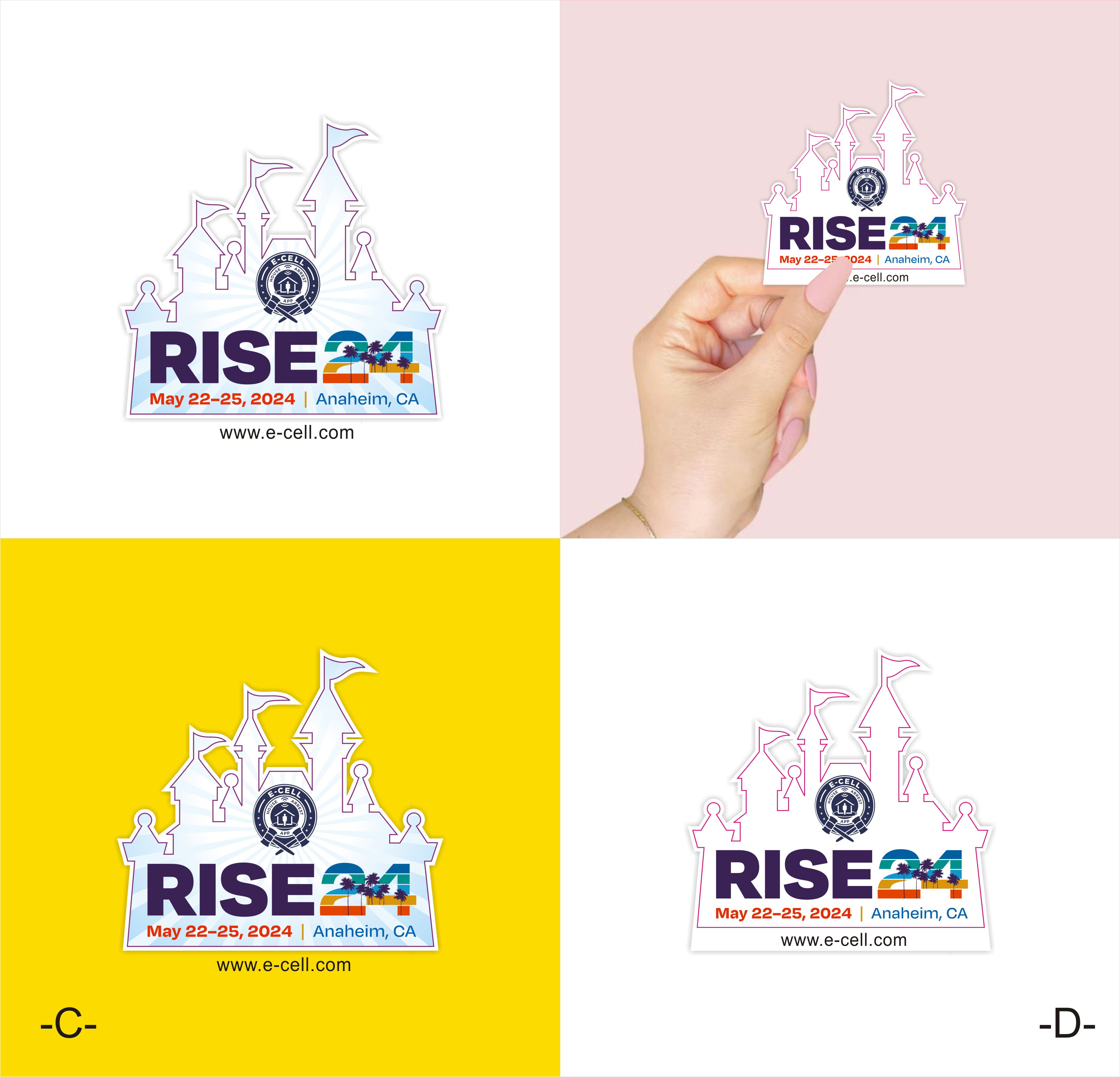 Sticker Design by Grahpica for E-cell,inc | Design #32767445