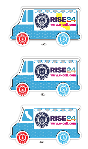 Sticker Design by Grahpica for E-cell,inc | Design: #32780069