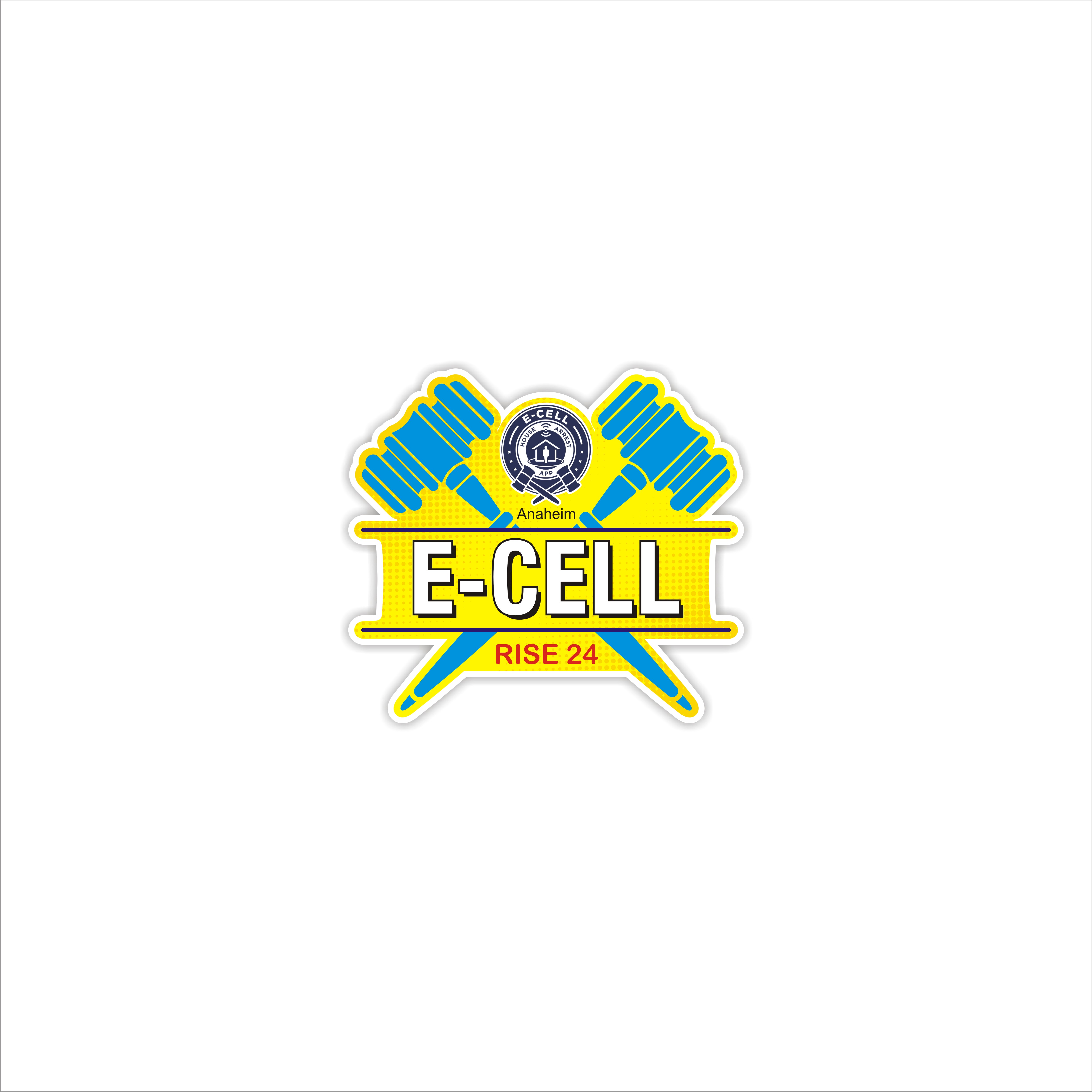 Sticker Design by Grahpica for E-cell,inc | Design #32836325