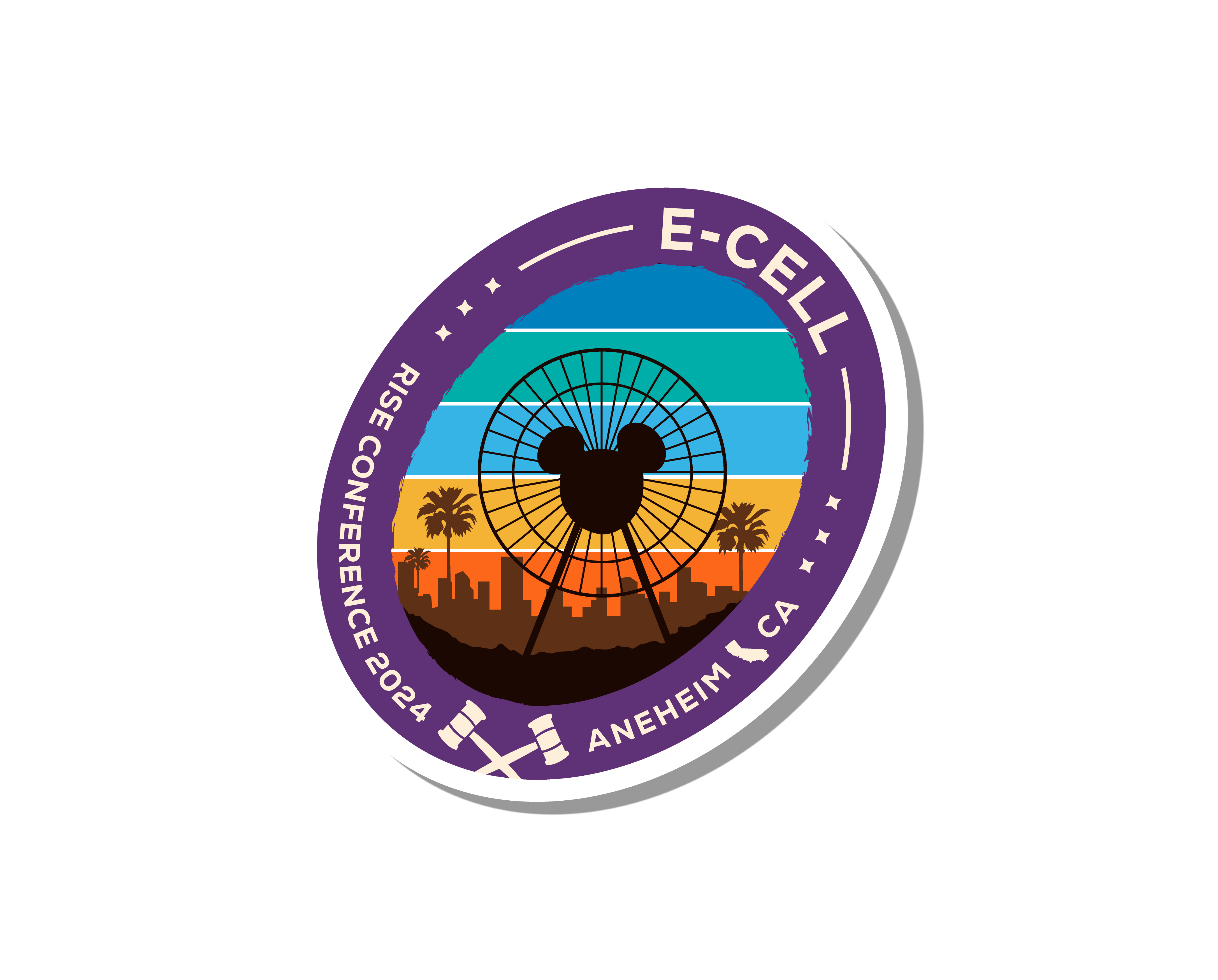 Sticker Design by ART VISUALS for E-cell,inc | Design #32769208