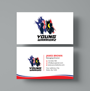 Business Card Design by Expert Bappy for Young Warriorz | Design: #32747145