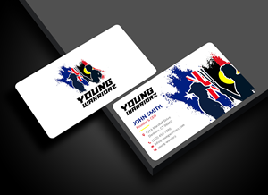 Visitenkarten-Design von Sun Moon Graphic Designer für Young Warriorz | Design: #32747326