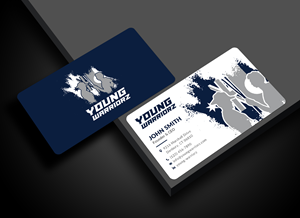 Business Card Design by Sun Moon Graphic Designer for Young Warriorz | Design #32748431