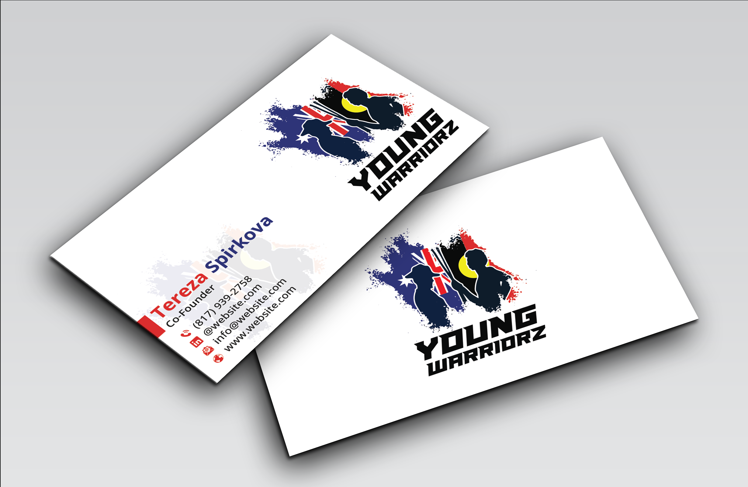 Business Card Design by DesignerShahadat for Young Warriorz | Design #32747233