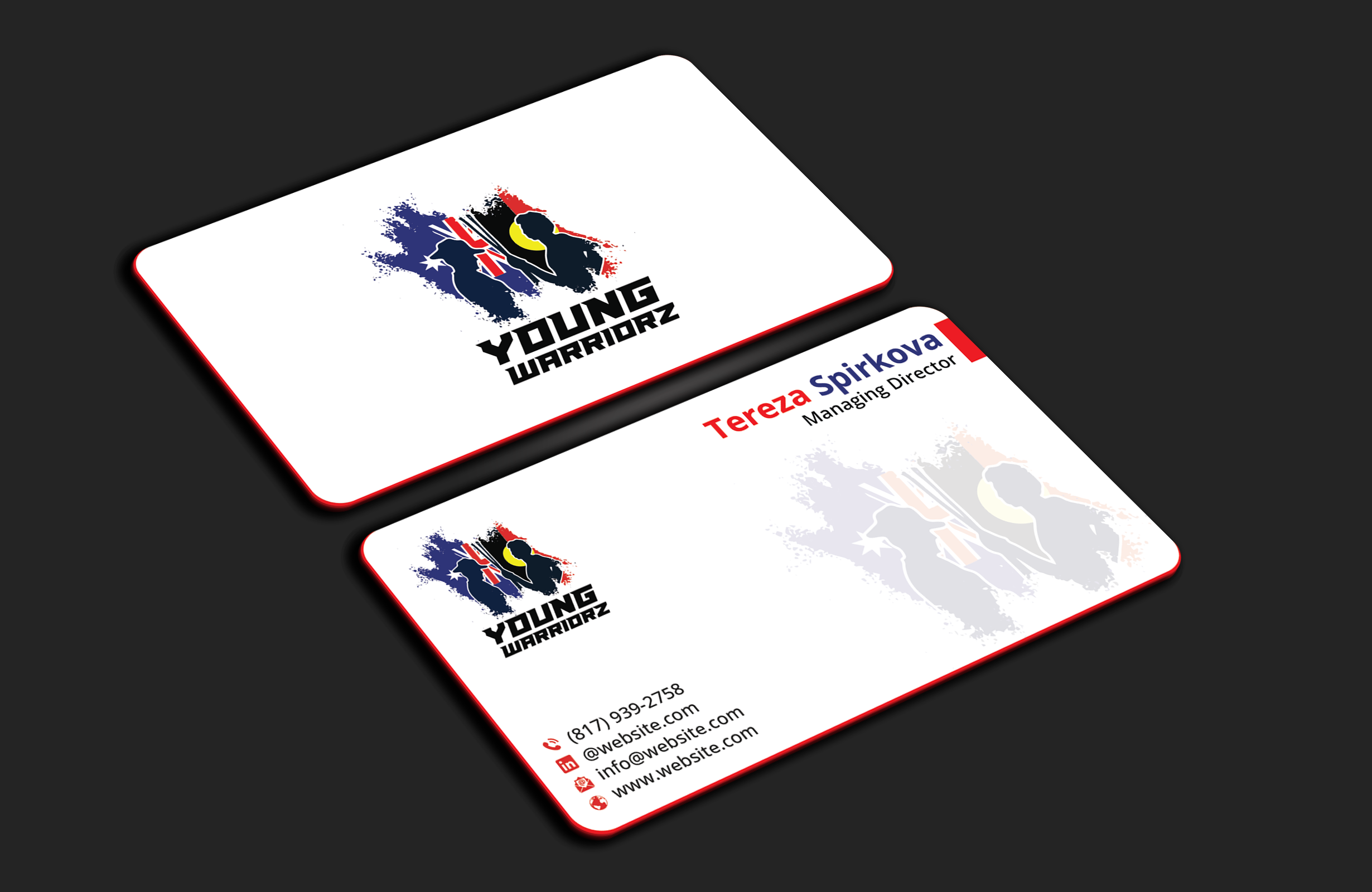 Business Card Design by DesignerShahadat for Young Warriorz | Design #32747240