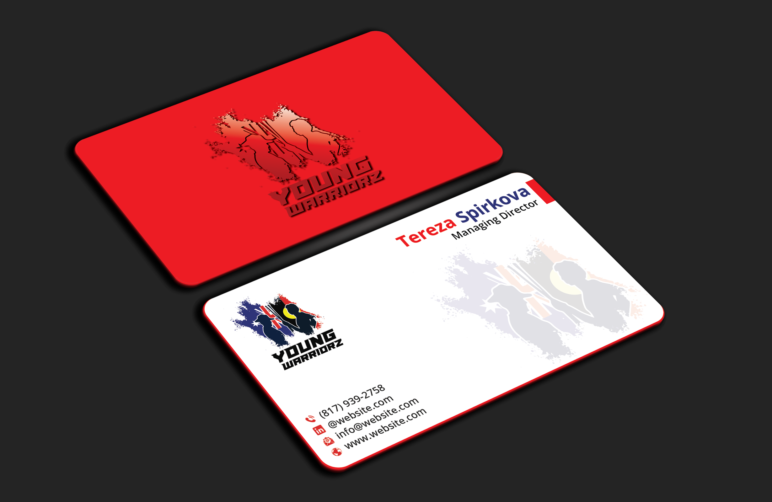 Business Card Design by DesignerShahadat for Young Warriorz | Design #32747241