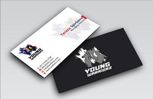 Business Card Design by DesignerShahadat for Young Warriorz | Design: #32748233