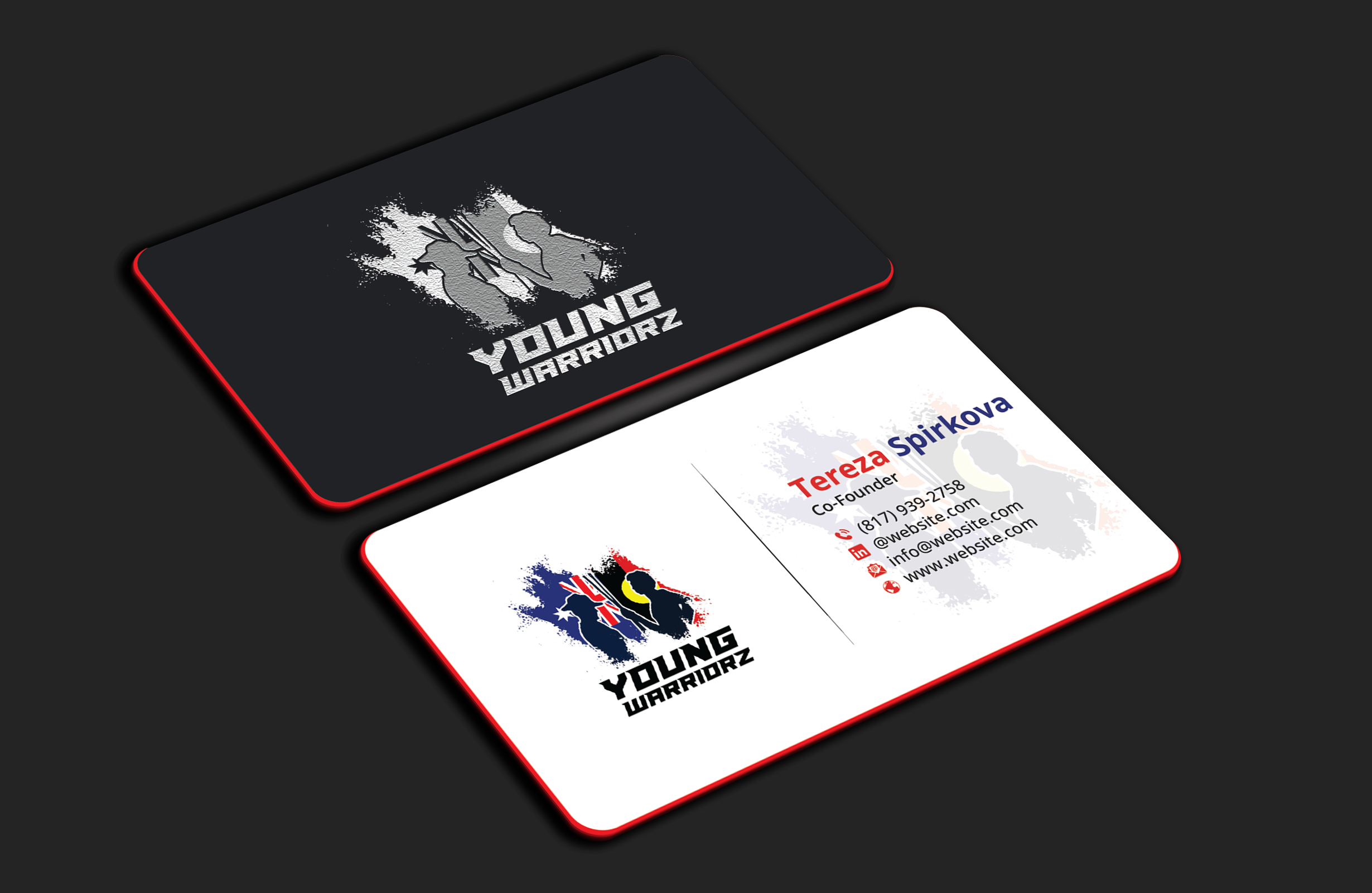 Business Card Design by DesignerShahadat for Young Warriorz | Design #32748630