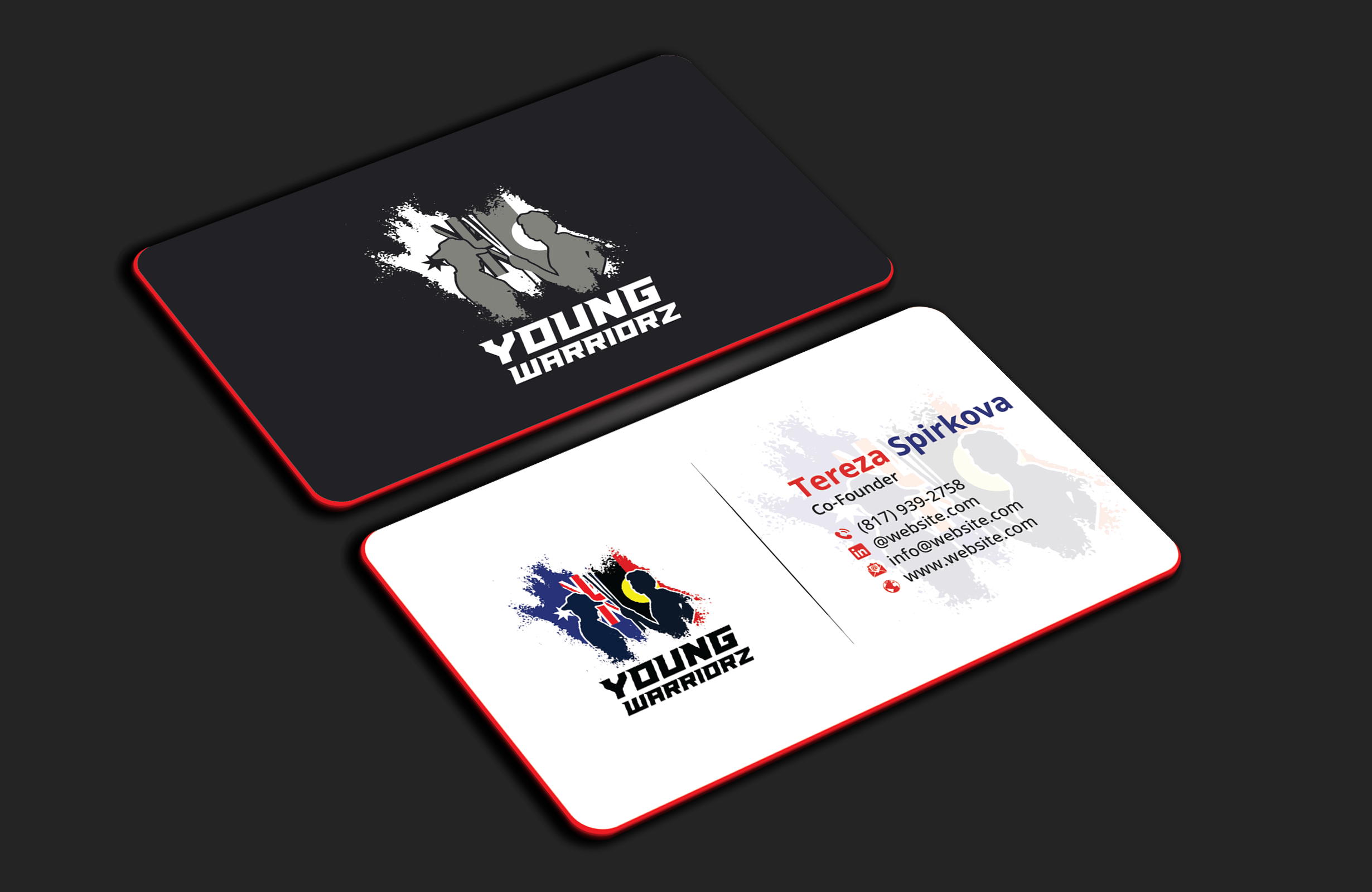 Business Card Design by DesignerShahadat for Young Warriorz | Design #32748631