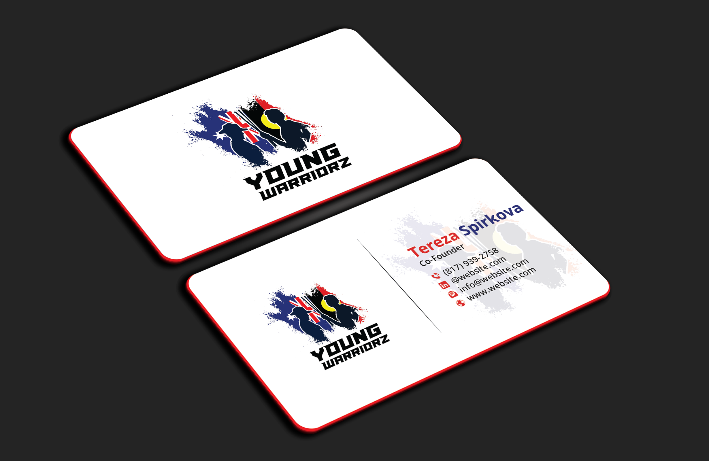 Business Card Design by DesignerShahadat for Young Warriorz | Design #32748632