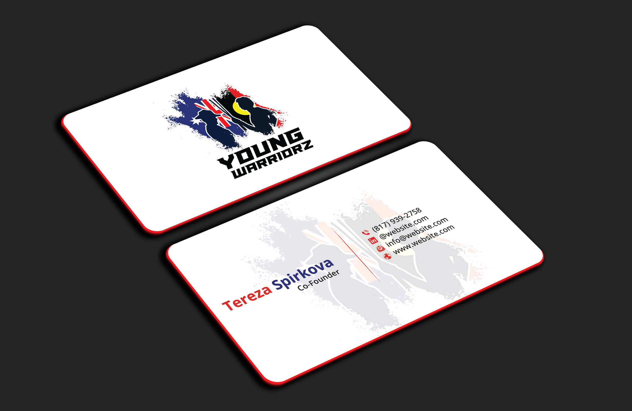 Business Card Design by DesignerShahadat for Young Warriorz | Design #32748721