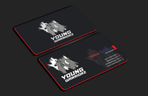 Business Card Design by DesignerShahadat for Young Warriorz | Design: #32748835