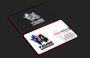 Business Card Design by DesignerShahadat for Young Warriorz | Design: #32748837