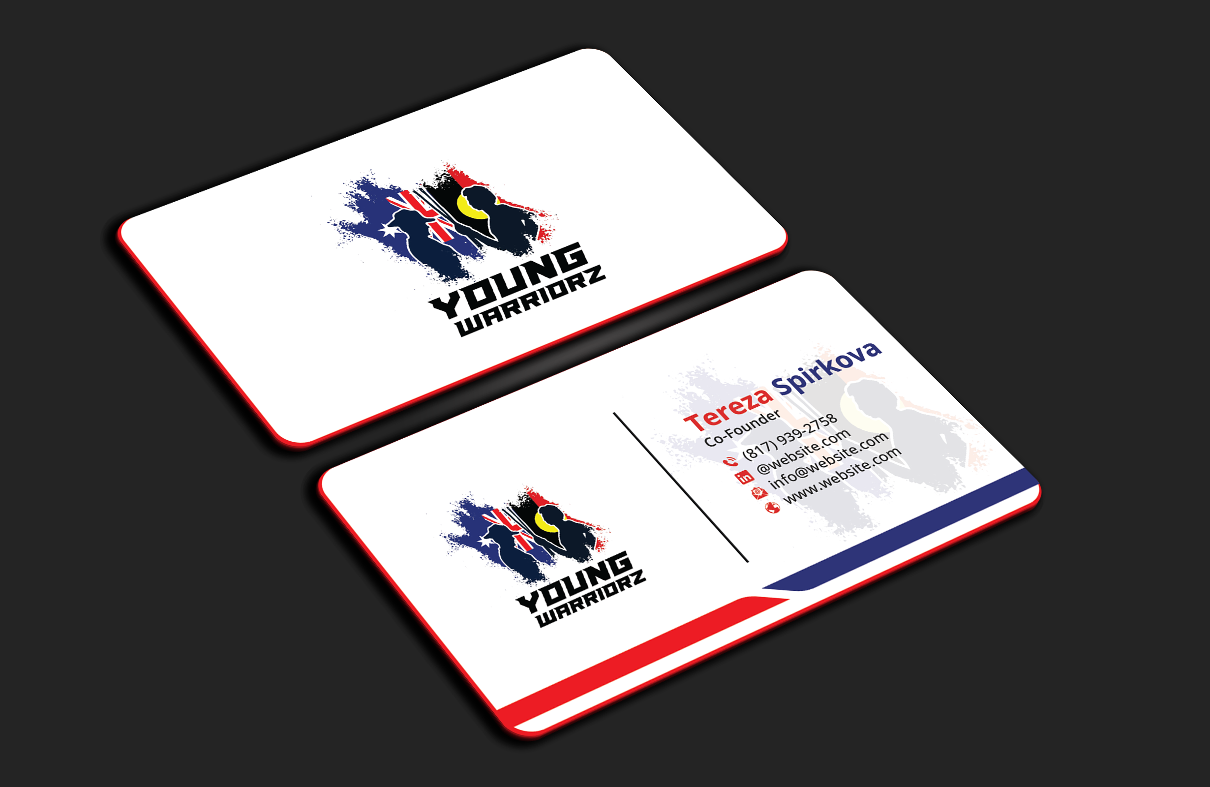 Visitenkarten-Design von DesignerShahadat für Young Warriorz | Design #32748870