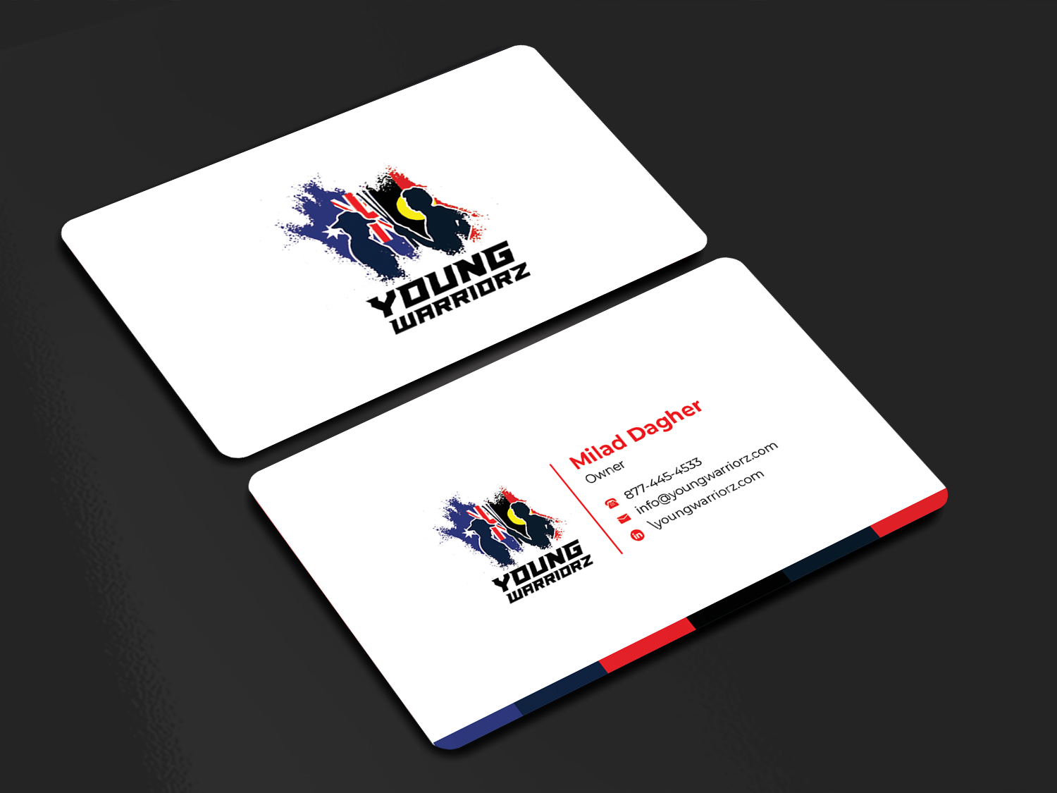 Business Card Design by Innovative Graphix for Young Warriorz | Design #32746491