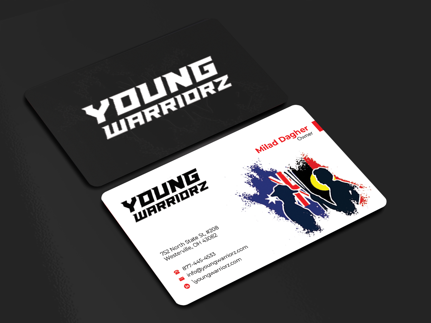 Business Card Design by Innovative Graphix for Young Warriorz | Design #32746989