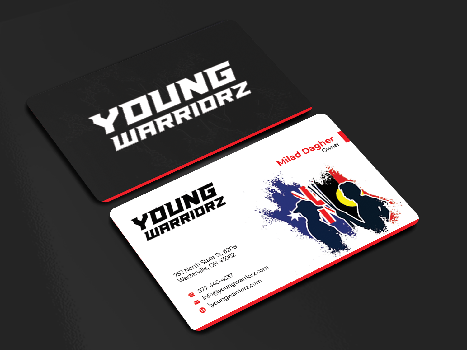 Business Card Design by Innovative Graphix for Young Warriorz | Design #32746991