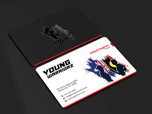 Business Card Design by Innovative Graphix for Young Warriorz | Design: #32747026