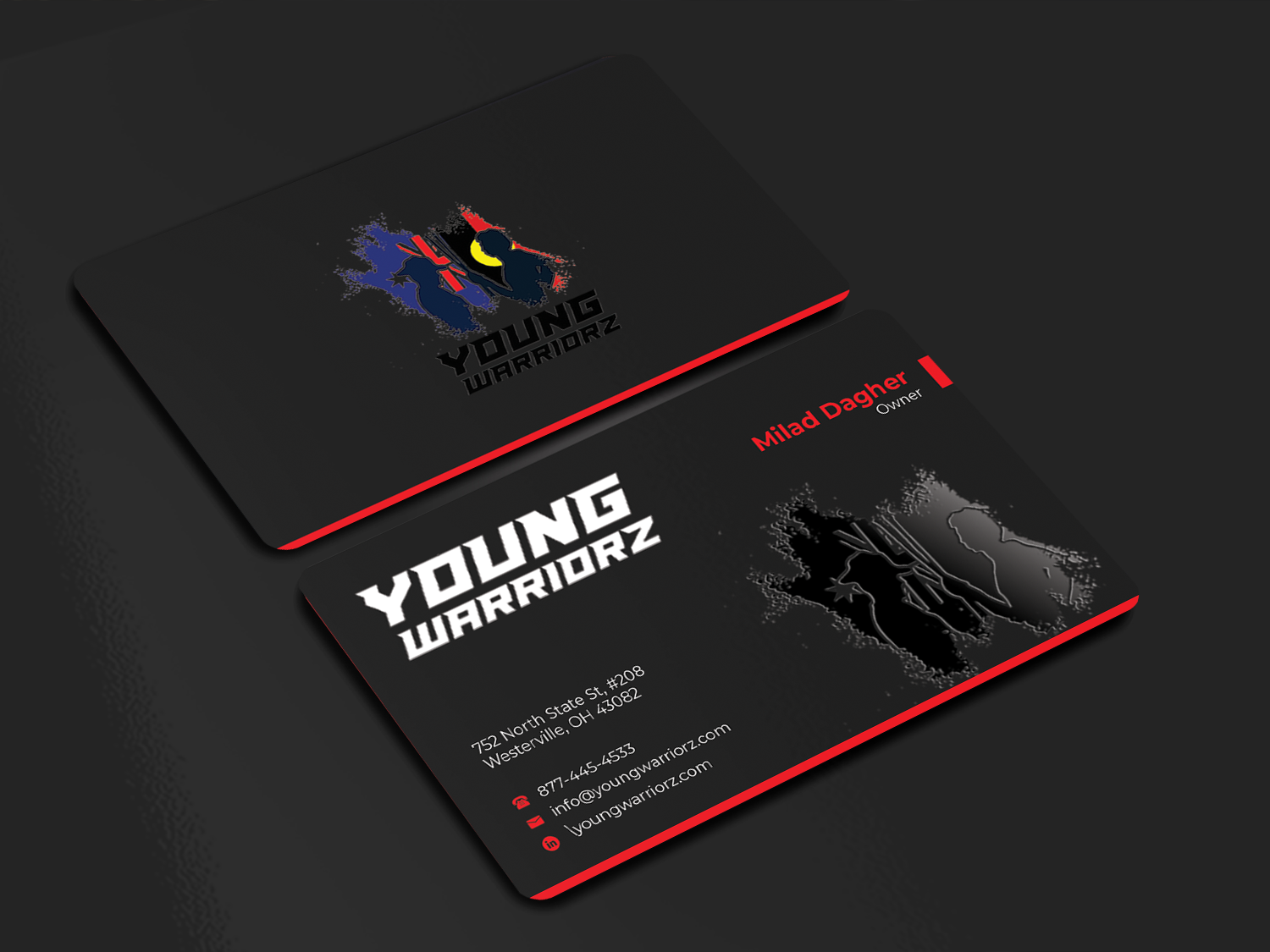 Business Card Design by Innovative Graphix for Young Warriorz | Design #32747117
