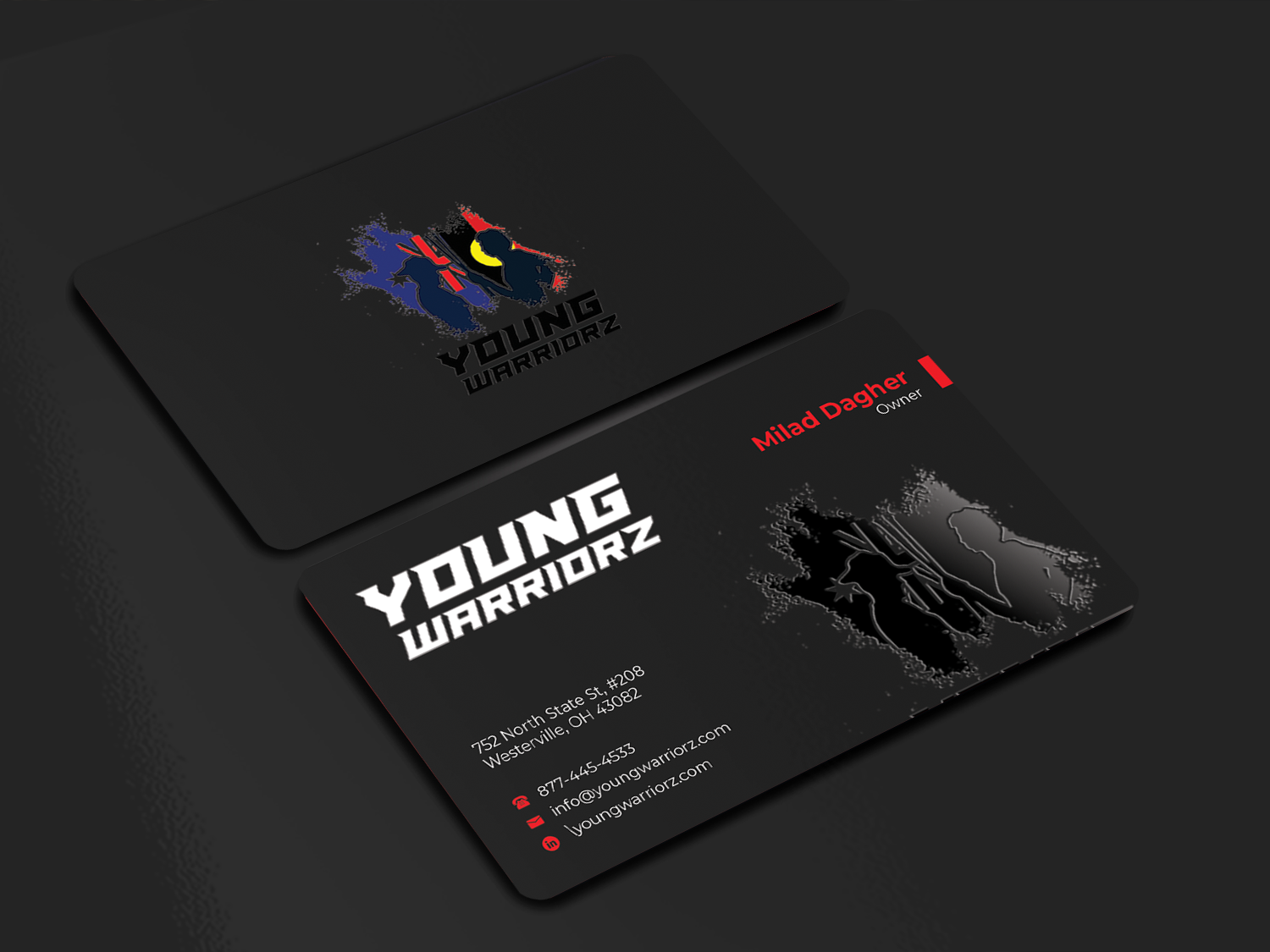Design de Carte de Visite par Innovative Graphix pour Young Warriorz | Design #32747120