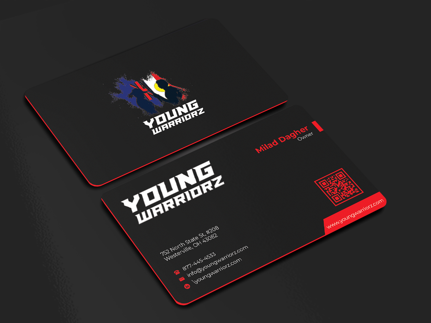 Business Card Design by Innovative Graphix for Young Warriorz | Design #32747276
