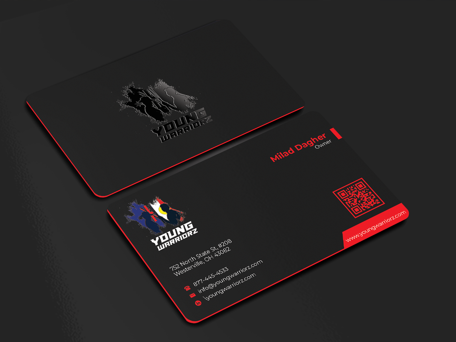 Design de Carte de Visite par Innovative Graphix pour Young Warriorz | Design #32747311