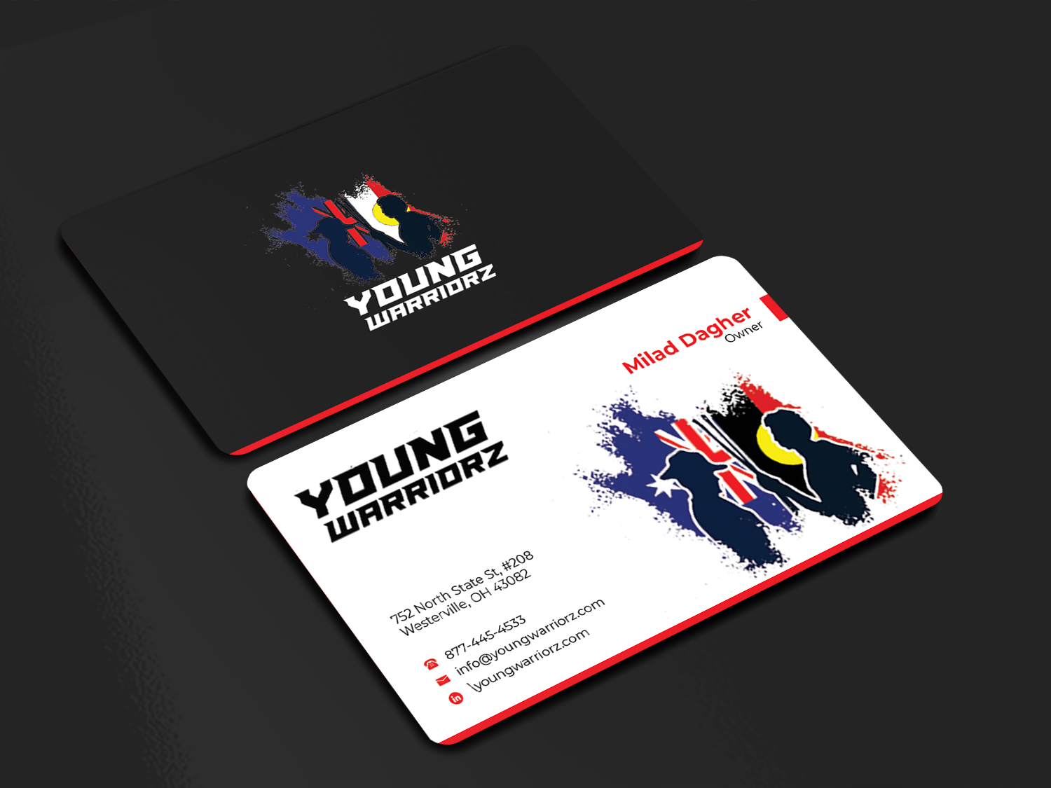 Business Card Design by Innovative Graphix for Young Warriorz | Design #32747338